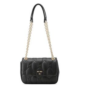NWT✨Nine West Black Quilted Crossbody Bag
